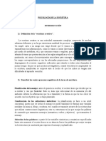 Psicología de La Escritura