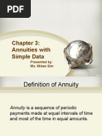 BUSANA1 Chapter 3 (2) : Annuities With Simple Data