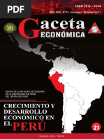 Revista Gaceta Económica #21 - Facultad de Economía, UNCP