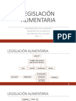 Legislación Alimentaria