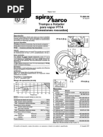 Trampa A Flotador para Vapor FT14 (Conexiones Rosc-Hoja Técnica