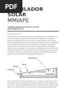 Destilador Solar