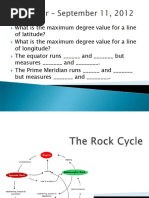 The Rock Cycle