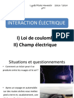 Cours Loi de Coulomb