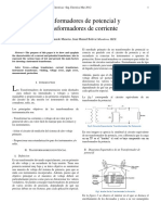 Transformadores de Potencial y Transformadores de Corriente