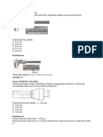 Latihan Soal Jangka Sorong