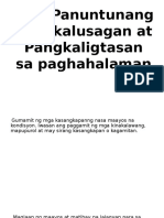 Mga Panuntunang Pangkalusagan at Pangkaligtasan Sa