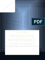 Autonomous Maintenance Step 3 Audit Sheet