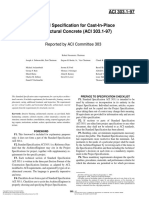 ACI 303.1-97 Specification For Cast-in-Place Architectural Concrete PDF