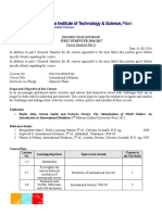 HSS F346 (POL F321) International Relations