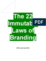 The 22 Immutable Laws of Branding