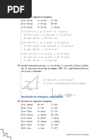 Soluciones Ejercicios de Resolucion de Triangulos