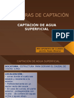 Obras de Captación Bocatoma de Fondo