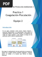 Laboratorio de Protección Ambiental 2: Practica 1 Coagulación-Floculación Equipo 2