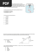 Problems Mechanics