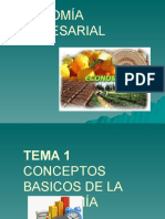 Economia Empresarial Tema 1 Conceptos Basicos de La Economia