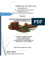 Proyecto de La Planta Procesadora de Cacao Chamos Wonka S.a... Pao