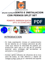 Capacitación Split Set Yauricocha