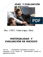 Materialidad. y Riesgos de Auditoria