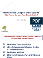 Pharmaceutical Ultrapure Water Systems - What Pharma Can Learn PDF