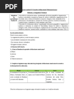 Guía de Apoyo Unidad II Grandes Civilizaciones Mesoamericanas 8 Azteca y Maya Historia 4° Basicos