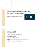 Java Application Development For Blackberry Smart Phone