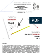 Temperatura y Calibracion de Termometro