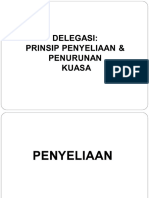 Delegasi - Penyeliaan & Penurunan Kuasa