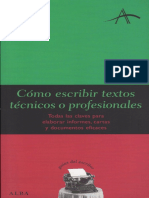 Cómo Escribir Textos Técnicos o Profesionales