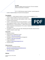 Learning Resources For Unit: 5IHR: and Management Students. London: Chartered Institute of Personnel and Development