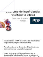 Síndrome de Insuficiencia Respiratoria Aguda