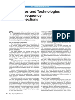 Techniques and Technologies For High Frequency Interconnections