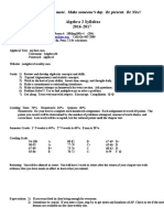 Syllabus Alg 2 2016-17