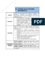 Control Interno en Un Sistema Informático