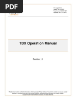 TDX UserGuide