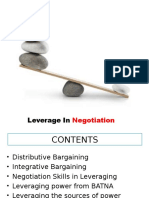 Leverage in Negotiation