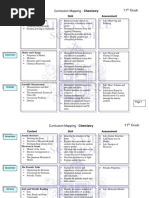 Curriculum Mapping - Chemistry 11th