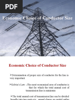 Economic Choice of Conductor Size