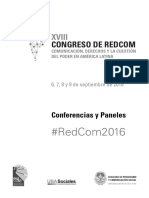 Xviii Congreso de Redcom