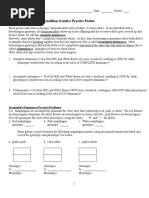 Non-Mendelian Genetics Practice