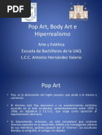 16 Arte Contemporáneo Body Art, Pop Art