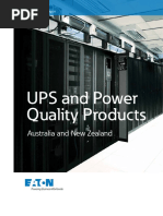 UPS and Power Qyality Products Australia and New Zealand Catalogue