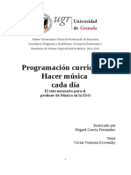 TFM Master Secundaria - Programación Música 3oESO