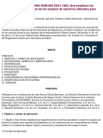 NOM-064-SSA1-1993.. Reactivos Utilizados para El Diagnostico