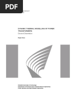 Dynamic Thermal Modelling of Power Transformers: Doctoral Dissertation