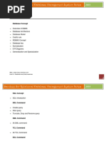 Sandeep RDBMS Notes