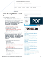 CCNA Security Chapter 2 Exam v2 - CCNA Exam 2016