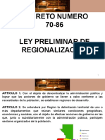 Regionalización y Consejos