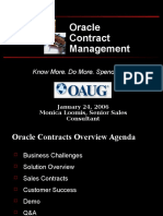 Oracle Contract Management: Know More. Do More. Spend Less