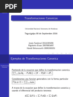 Transformaciones Canonicas